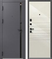 Центурион ЛЮКС-5-2024 Антрацит муар+МДФ Кашемир графит-Светлый мрамор (глянец)